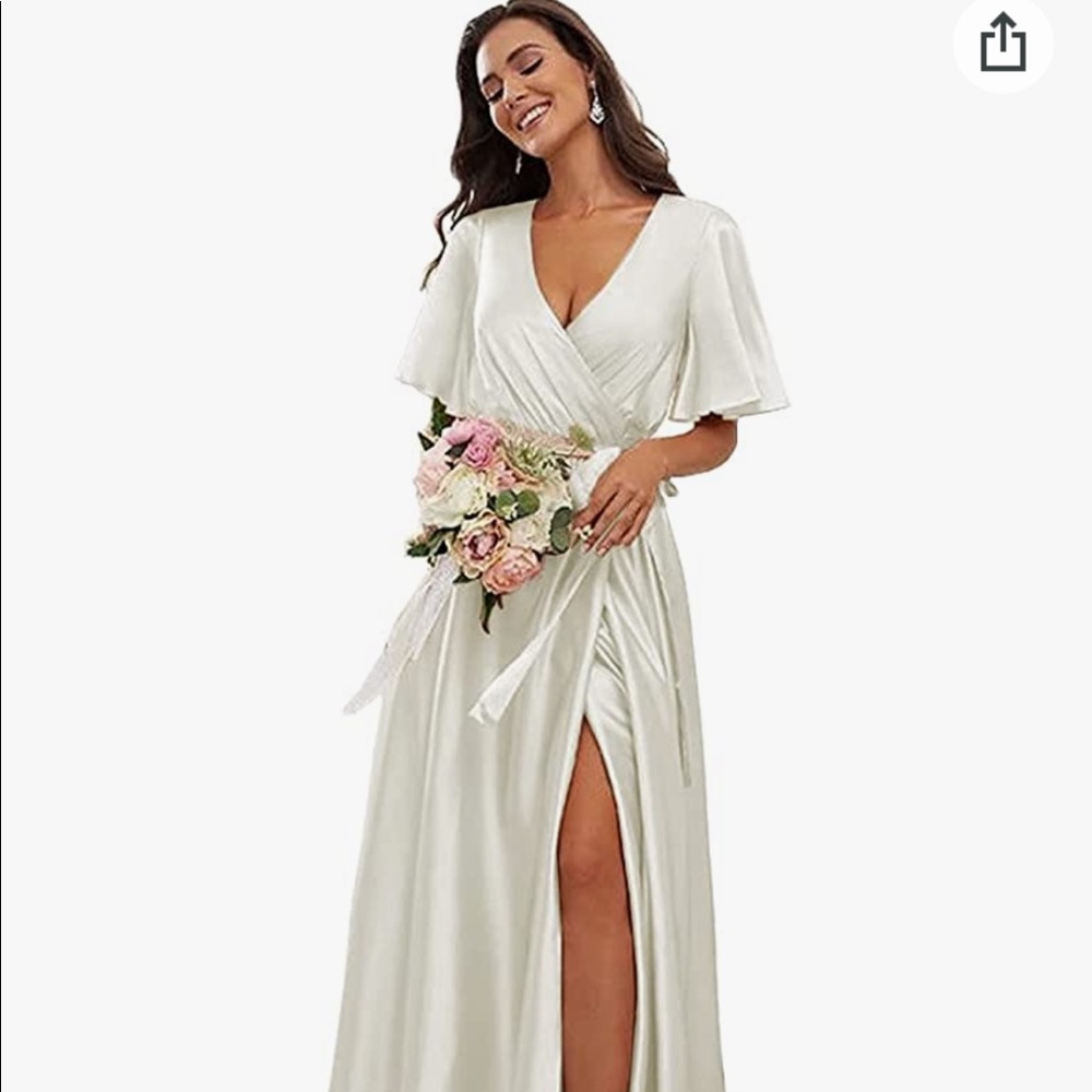 Satin Bridal Dress